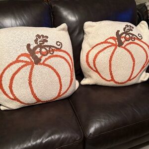 2 - Cupcakes & Cashmere Pumpkin throw pillows
